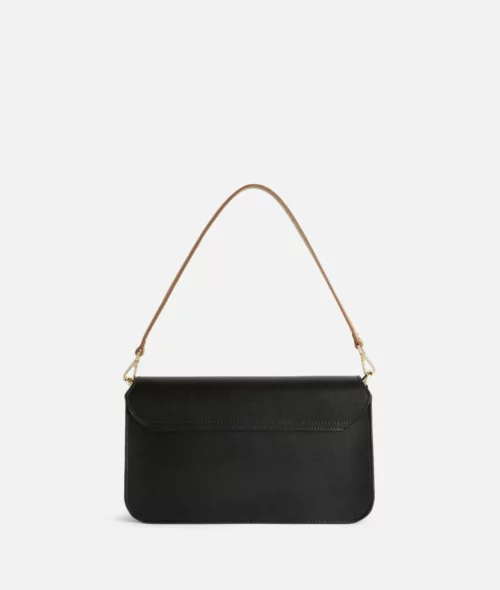Alviero Martini Marina Bag Tracollina Con Maxi Morsetto Nera - immagine 4