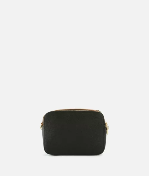 Alviero Martini Rich Summer Bag Tracollina Reporter doppia zip Nera - immagine 4